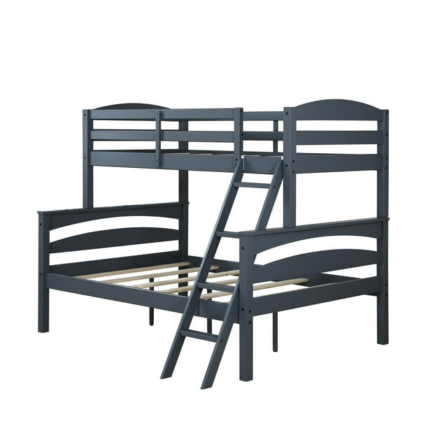 Better Homes And Gardens Leighton Wood Twin Over Full Bunk Bed Gray, American Signature Bunk Bed Assembly Instructions