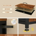 thumbnail image 6 of 55 inch TV Stand Dresser for 32/45/55/65 inch TVs,Entertainment Center with 12 Drawers and Charging Station,Media Console Table with LED Lights, Chest of Drawers for Bedroom, Brown, 6 of 8