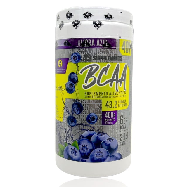 BCAA's 2:1:1 43 Supplements Mora Azul 400 grs