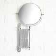 thumbnail image 2 of Mainstays Wall Mount Traditional Round 1X/3X Vanity Makeup Mirror Has Frame, Chrome Finish, 2 of 12