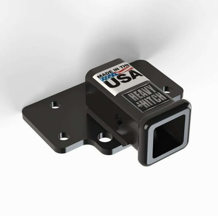 HMFRP: Rear 2” Receiver Hitch Plate for Massey Ferguson - Black