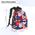 thumbnail image 2 of Disketp American Stars2 Mochila Ligera Clásica con Múltiples Bolsillos, Mochila Casual para Hombre y Mujer, Ideal para Escuela, Trabajo y Viajes, 2 of 6