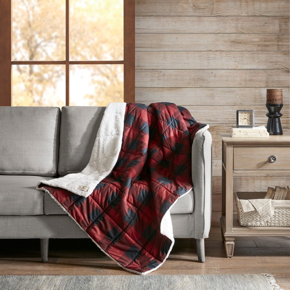 Woolrich Linden Oversized Sofstpun Down Alternative Throw 50x70