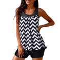 thumbnail image 3 of Two Piece Swimsuits For Women Tummy Control Tankini Top With Boyshorts Plus Size Sexy Swimsuit For Women Bathing Suit, 3 of 8