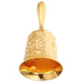 thumbnail image 1 of IFANLANDOR Desk Metal Bell Hand Bell Golden Copper Pet Training Signaling Workmates 1Set, 1 of 4