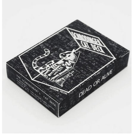 Schrodinger's Cat (Quantum Gilded Dead Black Edition) Playing Cards by Overhand