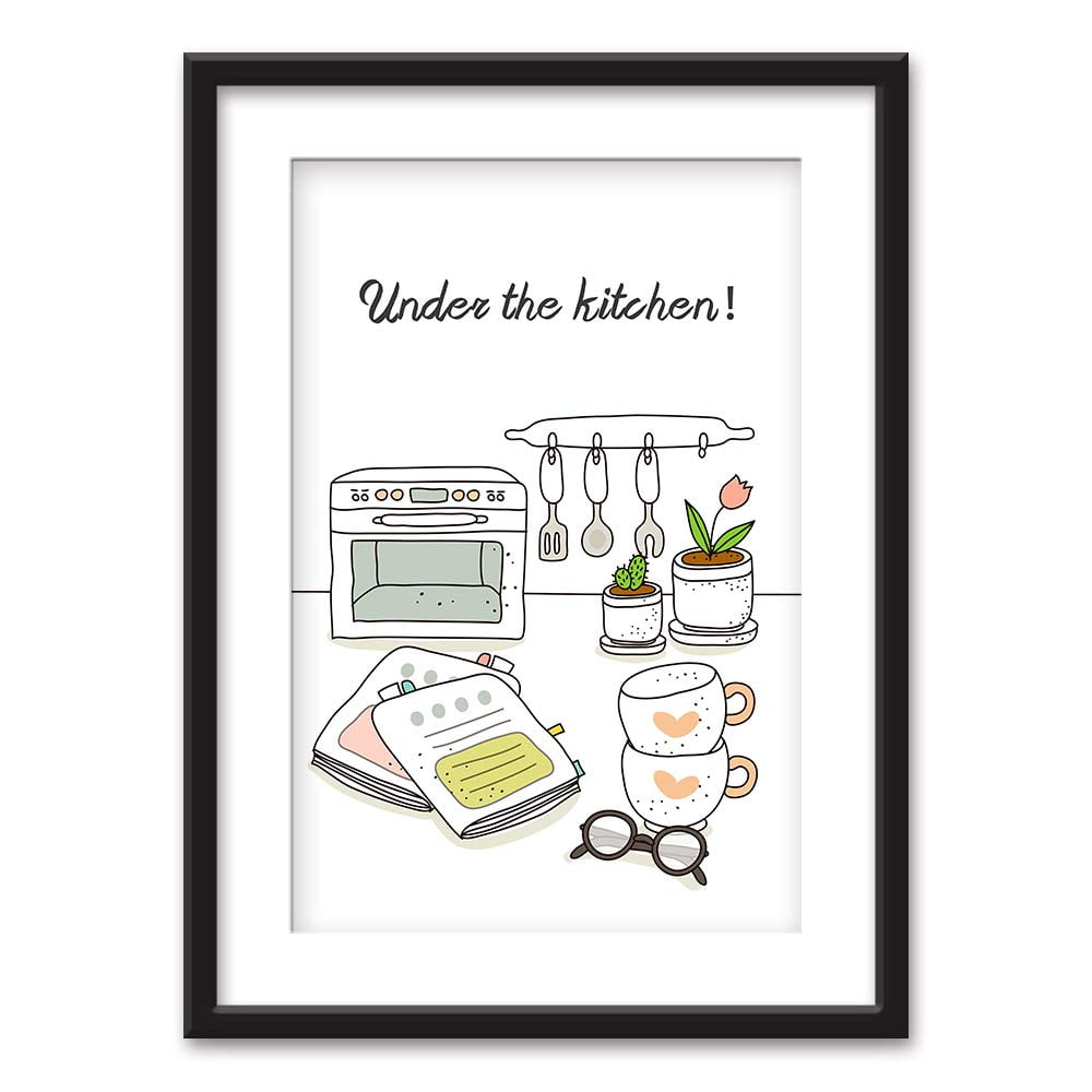 wall26 Framed Wall Art Kitchen Wares Kitchen Wall Decoration