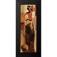 thumbnail image 2 of Mallett, Keith 9x18 Black Modern Framed Museum Art Print Titled - Bahiya, 2 of 5