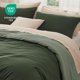 thumbnail image 4 of Juego de edredón Bedsure, tamaño queen, reversible, verde oscuro, 4 of 7