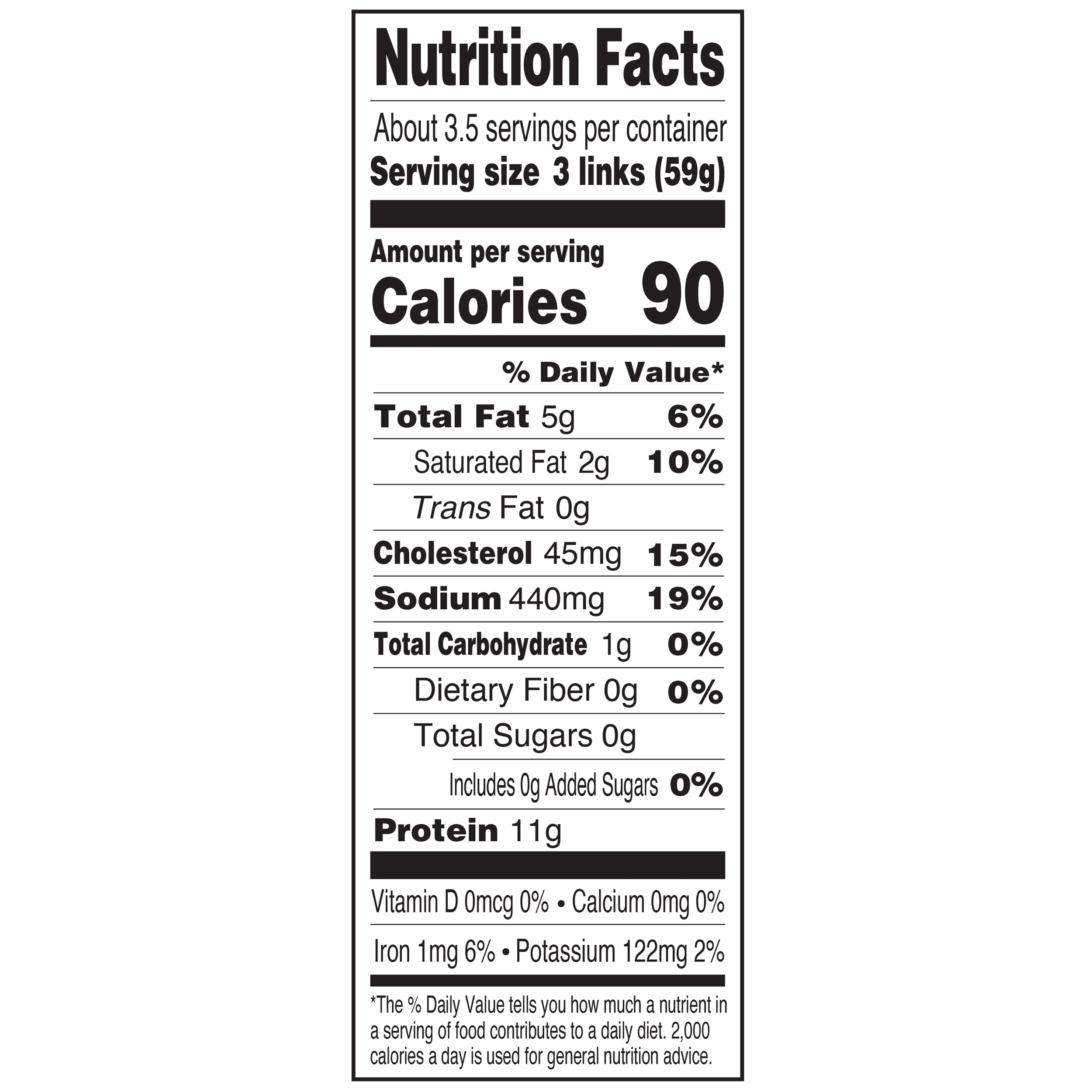 Applegate Natural Savory Turkey Breakfast Sausage, 7oz, 10 CT Box (Frozen)