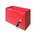 thumbnail image 2 of FixtureDisplasy Wallmount Cash Box Desktop Donation Box Mail Suggestion Collection FundrasingBox 15211-RED-NEW, 2 of 6