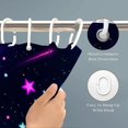 thumbnail image 5 of Purple Galaxy Shower Curtain 72x72, Waterproof Washable Polyester Bathroom Curtain, Galaxy Bath Curtain with 12 Plastic C Hooks, Machine Washable Fabric Bath Curtain for Bathroom Decor, 5 of 5