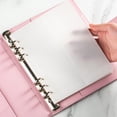 thumbnail image 2 of Money Saving Binder,Birthday Friends Office Leather Cover Pu Leather Cover With Binder Pu With Pvc Money Planner 100 Envelopes Money Pvc Pocket Money Binder Pocket Stickers Used With Pvc, 2 of 6