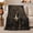 Brindle Dog, variant on Majestic Black Dog Stormy Sky, Festive Pet Portrait Pattern, Warm Flannel Blanket for Living Room and Bedroom with Detailed Artwork, Dog Lovers Christmas Gift, Pet Lover Home Decor