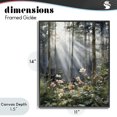 thumbnail image 4 of Stupell Industries Farmhouse Sunlit Woods In Morning Black Framed Giclee Art, 11 x 14, by Franklyn Gregory, 4 of 8