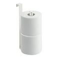 thumbnail image 5 of mDesign Metal Over Tank Toilet Tissue Paper Roll Holder, 2 Rolls - Pearl White, 5 of 6