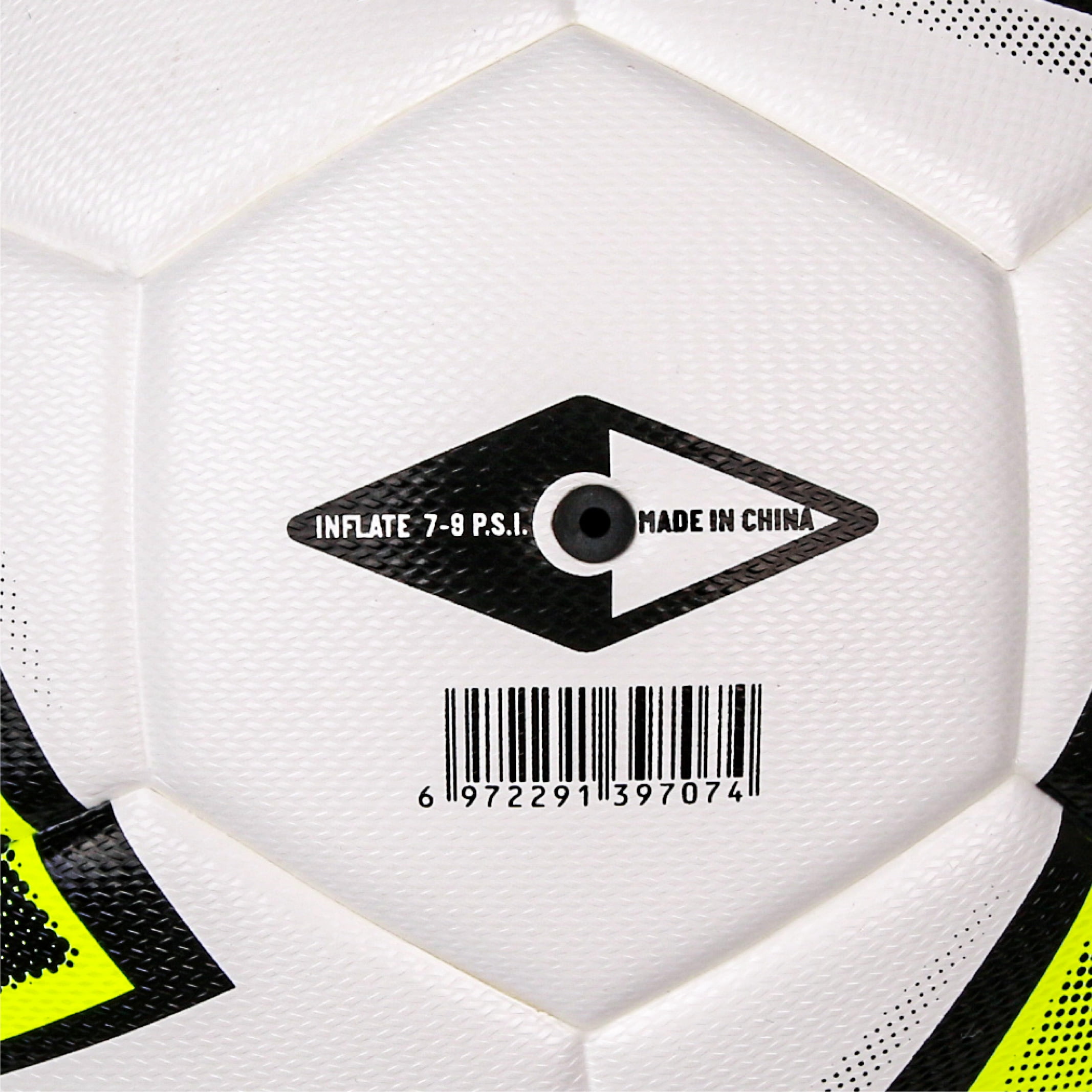 Umbro Tristar Size 5 Soccer Ball  Adult & Teen / White-Black-Yellow / Durable Match-Grade Practice Ball