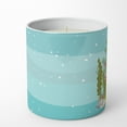 thumbnail image 3 of Butterfly Fish Merry Christmas 10 oz Decorative Soy Candle 3.25 in x 3.75 in, 3 of 5
