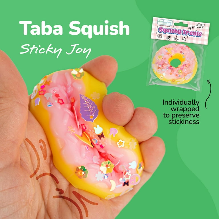 2 Giocattoli Squishy A Forma Di Ciambella E Waffle, Antistress In TPR Morbido, Per Bambini E Regalini Festa