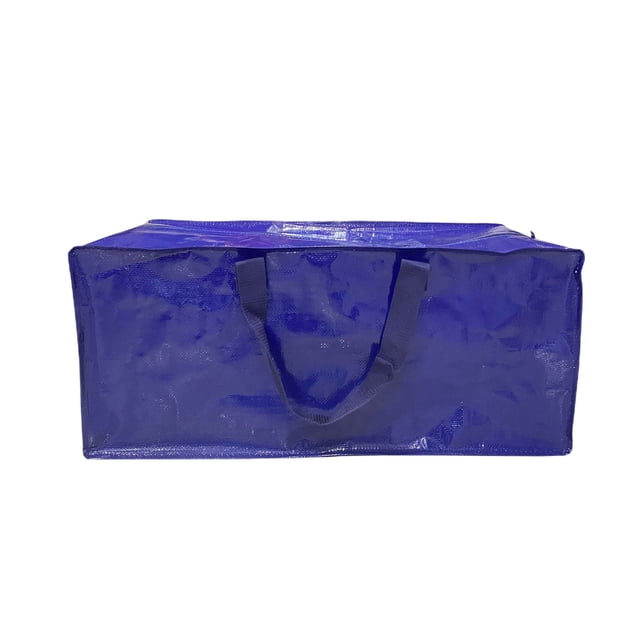 Grands Sacs de Rangement, Sacs de Rangement avec Fermeture Éclair Sacs de Déménagement Tissés Sacs de Déménagement à Main Sacs de Déménagement Grande Capacité Rangement Facile Sacs de Déménagement Tissés à Main