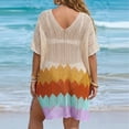 thumbnail image 4 of Wowcloth Women's Sheer V-Neck Loose Fit Casual Dress Cover-Up for Daily Wear, 4 of 5