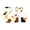 B, variant on Furry Cat Tail Ear Heaband Paws Gloves Outfit Accessory,Halloween Fursuit Cat Kitty Tail Costume Adults Women,Therian Head Gear Tail