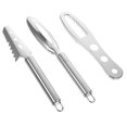 thumbnail image 2 of MasteelfCA 3 Pcs Stainless Steel Fish Scale Scraper Fish Scale Remover Fish Scraper, 2 of 7