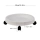 thumbnail image 2 of Base Apilable para Macetas de Fresas Jardinera Móvil con Ruedas Bandeja para Cultivo, Blanco MNFD, 2 of 6