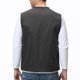 thumbnail image 5 of Ceisia Durable Multi-Pocket Men's Loose Fit V-Neck Utility Vest for Outdoor & Work Gift, 5 of 7