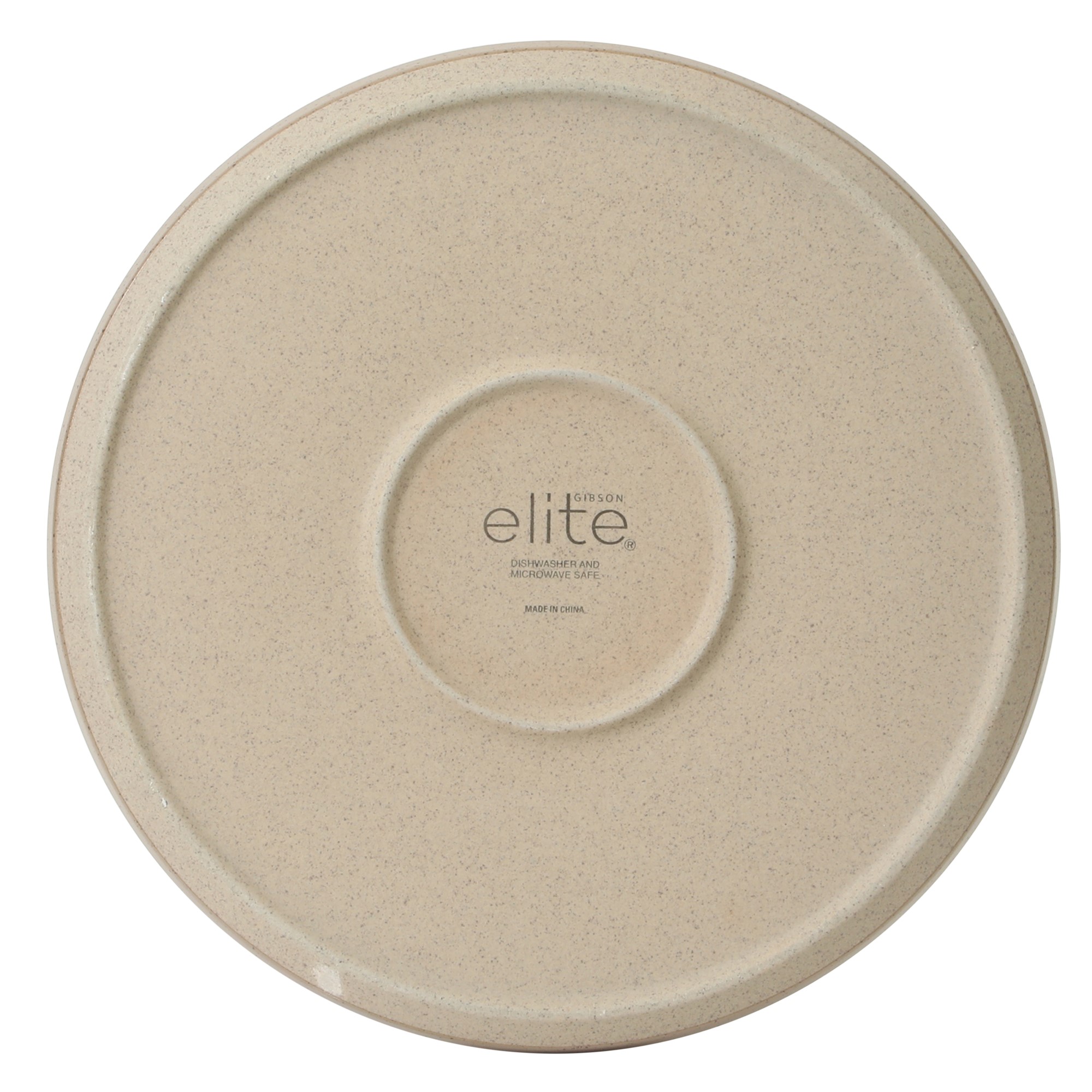 Gibson Elite Overbrook 16-Piece Pottery Clay Stoneware Dinnerware Set – Terraccotta Brown Reactive Glaze, Stackable Plates and Bowls w/ Pasta Bowl, Service for 4 – Microwave & Dishwasher Safe