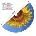 thumbnail image 3 of Pofeuu Sky Golden Sunflower Field A Print Christmas Tree Skirt, Merry Christmas Skirt Xmas Tree Ornaments for Xmas Holiday Party Decorations-36", 3 of 7