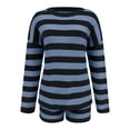 thumbnail image 5 of MuXiKeJi Clothes Short Sets for Women 2 Piece Outfits Summer Loose Lounge Set Ribbed Textured Knit Short Sleeve, 5 of 6
