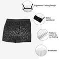 thumbnail image 3 of Gaeub Black And White Dotted Print Men's Boxer Briefs,Super Fit Boxer Briefs for Men,Quick-Dry Underwear with 4-Way Stretch-Small, 3 of 5