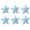 Blue, variant on Nautical Starfish Ceramic Drawer Pulls for Kitchen Cabinet Dresser Cupboard Wardrobe, Beach/Ocean Theme Knobs, 6 Pack