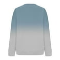 thumbnail image 5 of Women's Oversize Sweatshirts Gradient Color Pullover Loose Round Neck Drop Shoulder Long Sleeve Top Cropped Autumn and Winter Fashion Clothing Y2K Outfits, 5 of 5