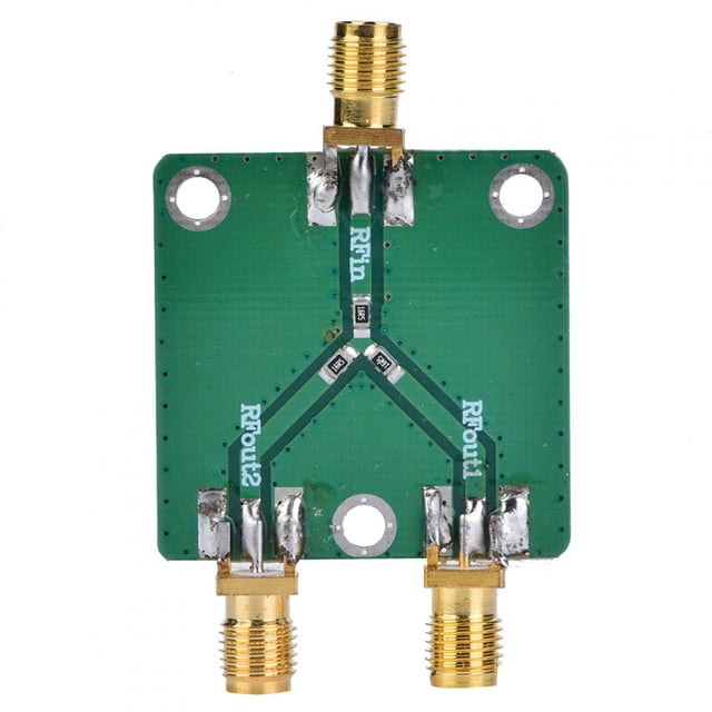 Rf Microwave Distributor Module Electrical Equipment Electric Supplies Resistance Power Splitter 1 To 2 RF Microwave Distributor Divider Module DC-5G 6dB