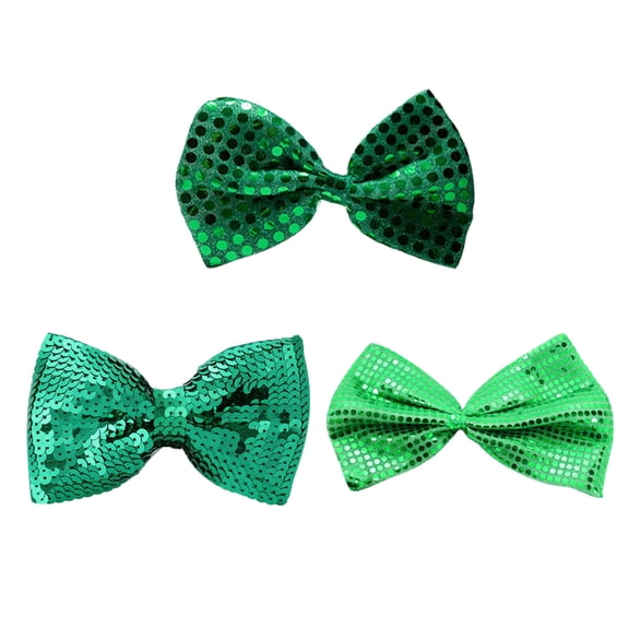 Minkissy Men's Green Sequin Bow Tie for Weddings, Parties, and Formal Events, Comfortable One Size Fits Most, Stylish Groom Accessory