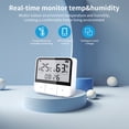 thumbnail image 4 of Tuya WiFi Thermometer Indoor Adjustable Room Digital Hygrometer App Indoor Temperature Sensor Intelligent Linkage Remote Gauge Clock, 4 of 9