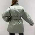 thumbnail image 4 of Ruimatai Plus Size Coat For Womens Ethnic Style Pattern Long Sleeve Button Pockets Hooded Windbreaker Cardigan, 4 of 6