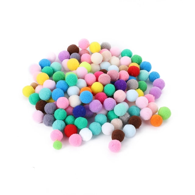 Pompones DAHI aprox. 2000 piezas pompones pequeños Bolas de pompones de 10 mm Bolas de felpa esponjosas Mini pompones para manualidades DIY artesanías creativas (2000 piezas) Adepaton MZQ-0912-1