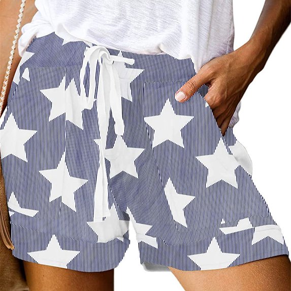 Abcnature Plus Size Shorts, Womens Athletic Shorts, Womens Comfy Drawstring Splice Casual Elastic Waist Pocketed Loose Shorts, Comfy Beach Shorts, Yoga Pants, Cycling Sport Shorts White M