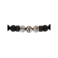 thumbnail image 2 of Believe by Brilliance Men's Stainless Steel, Onyx, and Triple Mapstone Bead Bolo Bracelet, 2 of 4