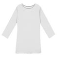 thumbnail image 5 of Pajamas Nightdress for Women Plus Size Pullover Nightgown Fashion Long Sleeve Sleepwear Dress, 5 of 7