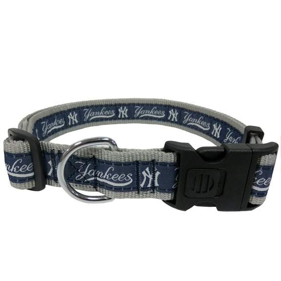 Pets First MLB New York Yankees Dogs and Cats Collar - Heavy-Duty, Durable & Adjustable - Extra Large