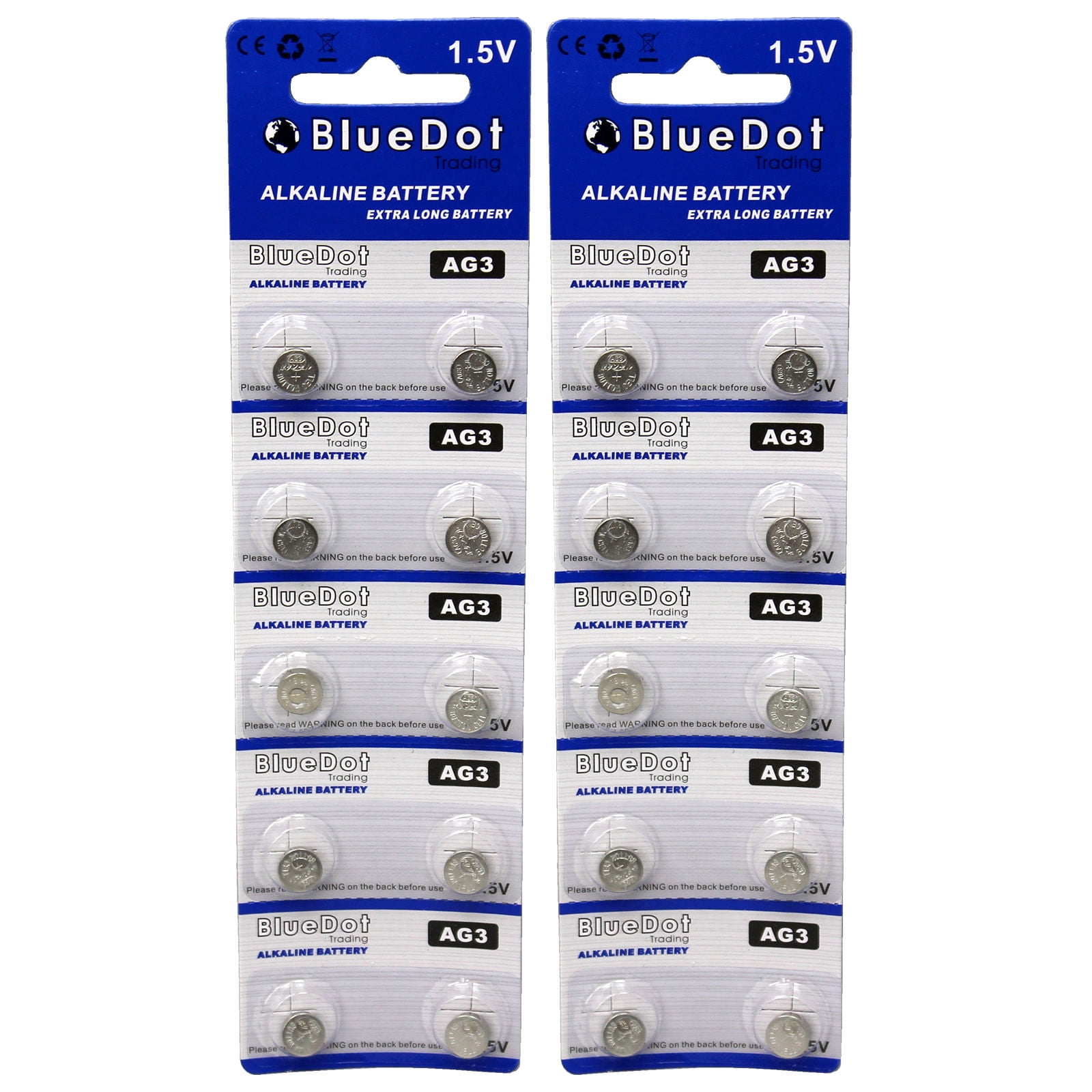 BlueDot Trading AG3 (also known as LR41 and LR736) Alkaline Button Cell