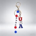 thumbnail image 4 of Acrylic Letter Beaded Keychain Pendant, 4 of 5