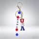 thumbnail image 4 of Acrylic Letter Beaded Keychain Pendant, 4 of 5