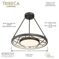 thumbnail image 3 of N7526-716-L-Minka Metropolitan-Tribeca - 40W 1 LED Pendant-3.25 Inches Tall and 24 Inches Wide, 3 of 5