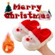 thumbnail image 5 of Peludas Lindas Navideñas Papá Noel Antideslizantes para Interior, 5 of 9