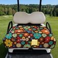 thumbnail image 2 of Whosucclay Retro Floral Golf Cart Seat Cover, 4 Convenient Pockets Seat Towel Seat Blanket for EZGO Club Car 2 Person Carts, 2 of 9